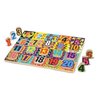 Melissa & Doug Jumbo Numbers Chunky Puzzle, 12in x 16in, 20 Pieces 3832